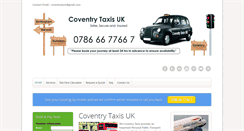 Desktop Screenshot of coventrytaxisuk.com