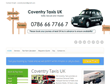 Tablet Screenshot of coventrytaxisuk.com